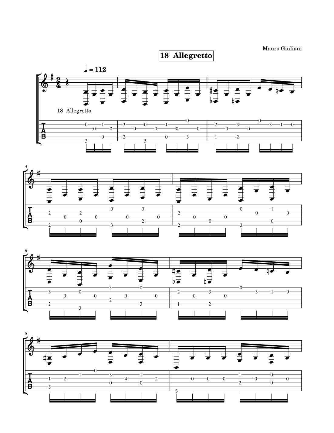 18 Allegretto (arr. Tracy Dean McCallum)