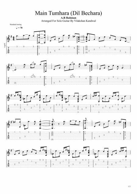 Main Tumhara (arr. Vilakshan Kandwal)