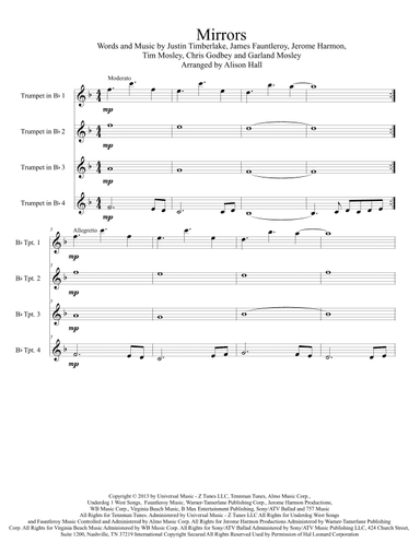 Mirrors (arr. Alison Hall)