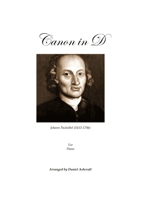 Pachelbel's Canon in D (arr. Daniel Ashcroft)