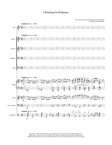 Christmas In Killarney (arr. David Maddux)
