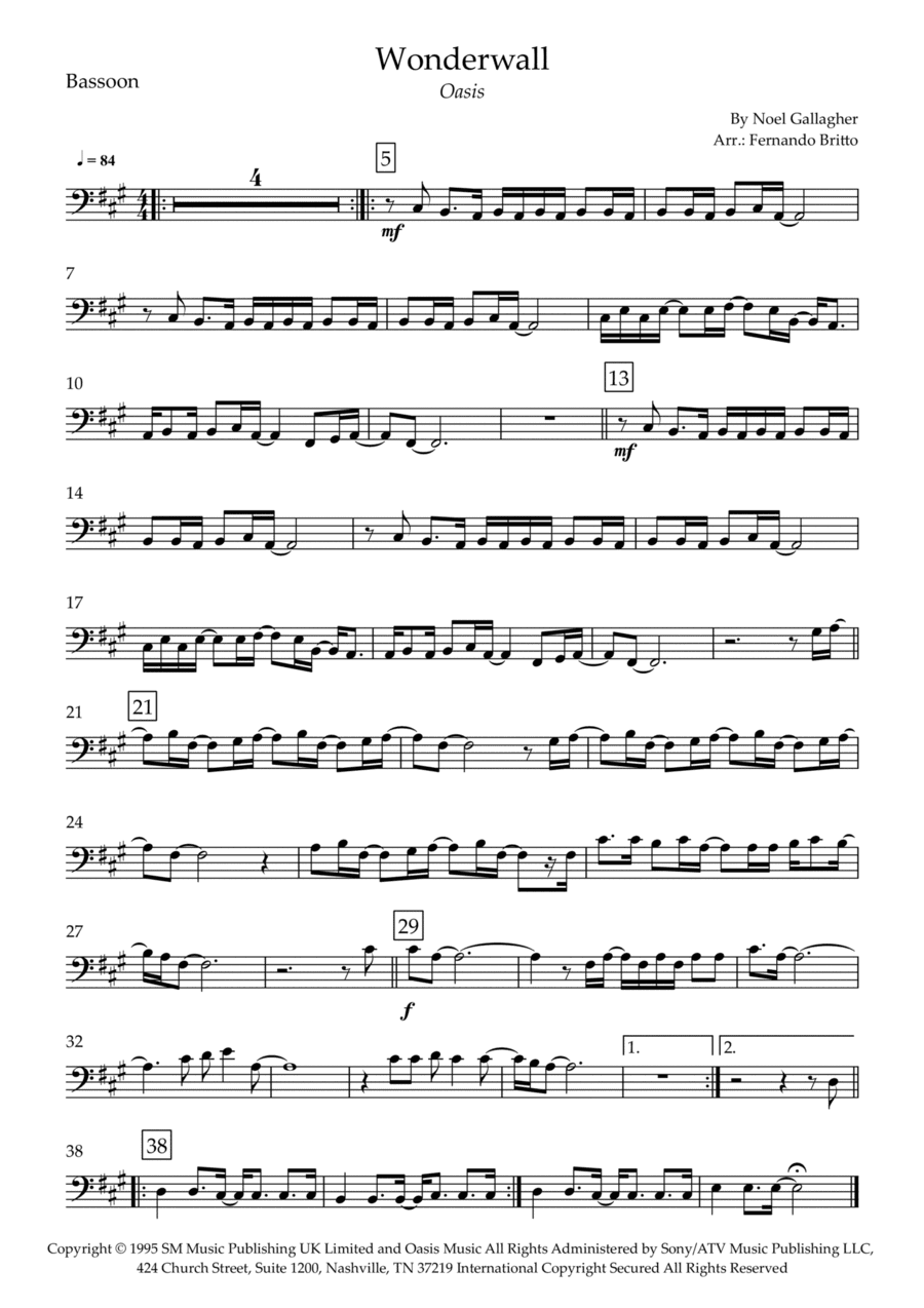 Wonderwall (arr. Fernando Britto)