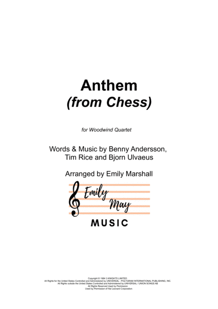 Anthem (arr. Emily Marshall)