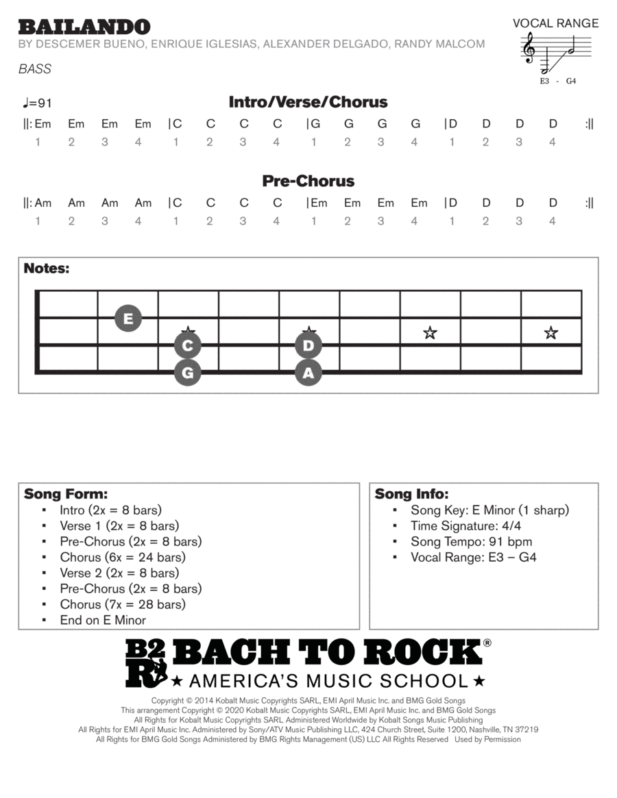 Bailando (arr. Bach to Rock)