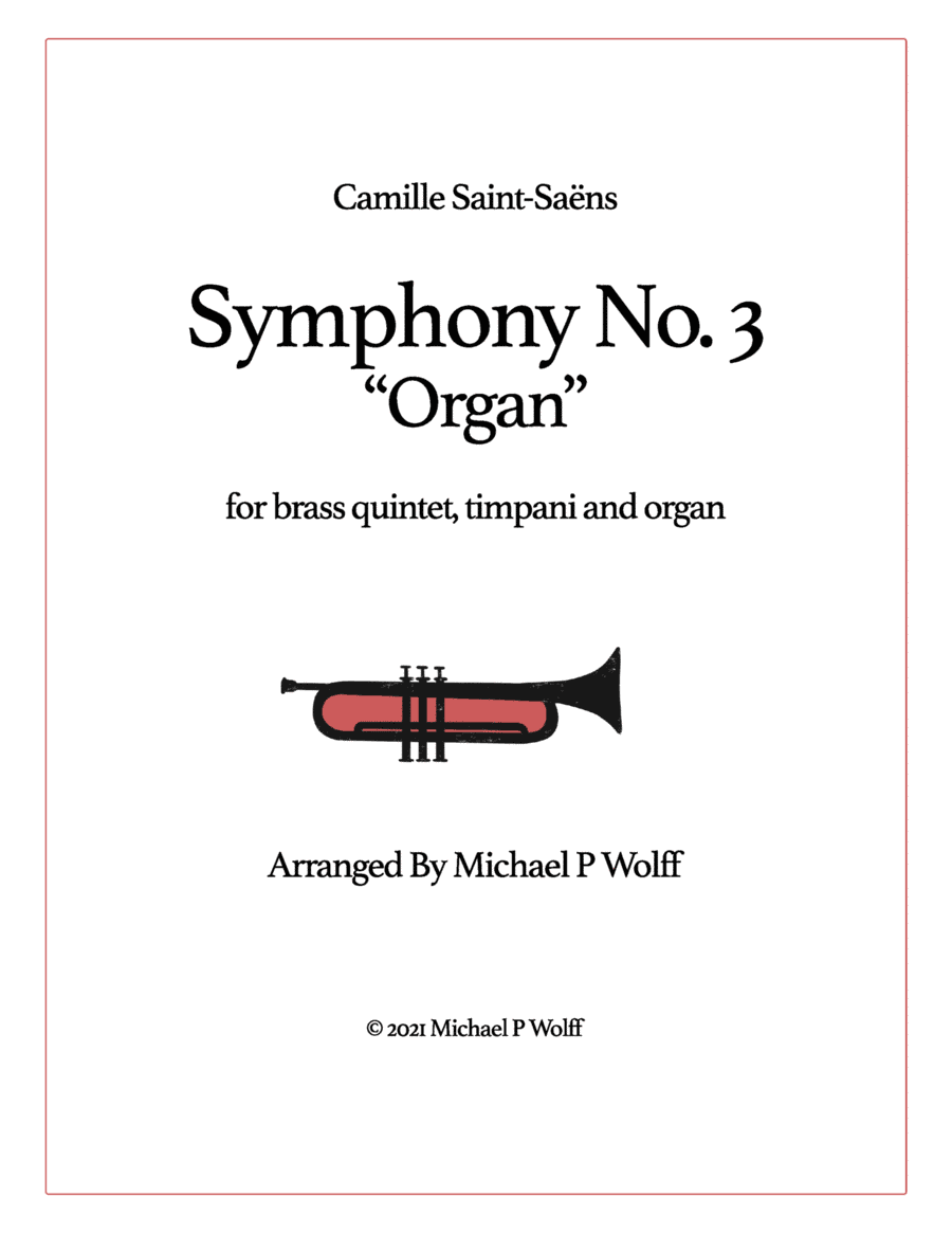 Symphony No. 3 "Organ" (arr. Michael P Wolff)
