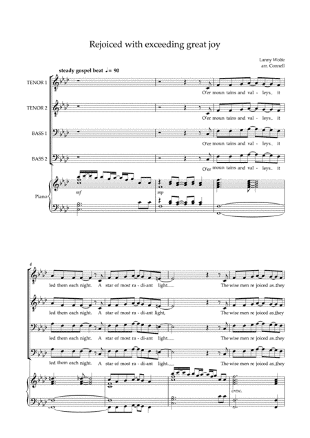 Rejoice With Exceeding Great Joy (arr. Dorothy Connell)