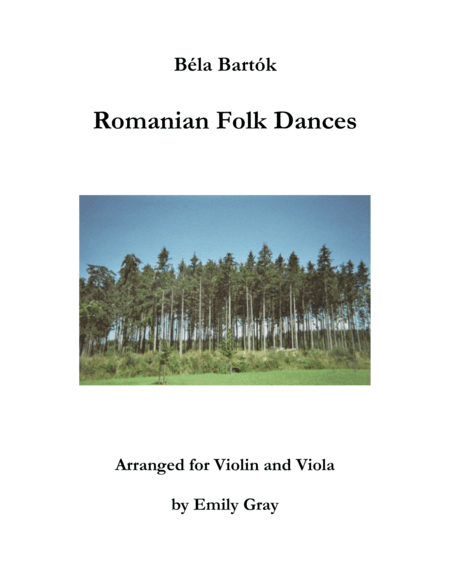 Romanian Folk Dances (Violin and Viola) (arr. Emily Gray)