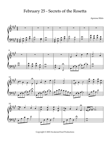 February 25 - Secrets of the Rosetta