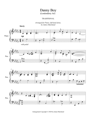 Danny Boy (Londonderry Air) (arr. James Marchand)