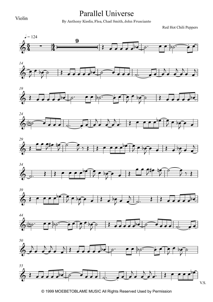 Parallel Universe (arr. André Laitano)