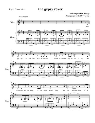 The Gypsy Rover (arr. Hal C. Thomas)