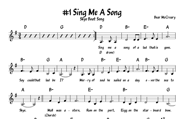 Sing Me A Song (arr. John Fries)