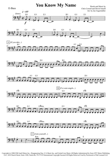 You Know My Name from CASINO ROYALE (arr. Jan Angermüller)