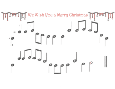 We Wish You a Merry Christmas - Prereading (arr. Rebekah Wall)