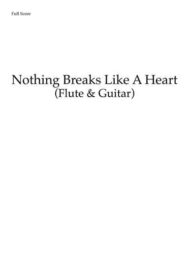 Nothing Breaks Like A Heart (arr. Dawson Music UK)