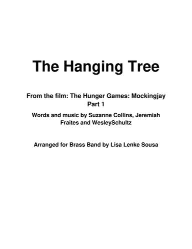 The Hanging Tree (arr. Lisa Lenke Sousa)