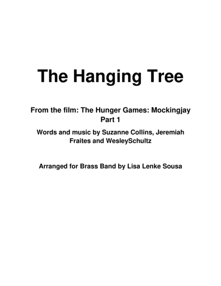 The Hanging Tree (arr. Lisa Lenke Sousa)