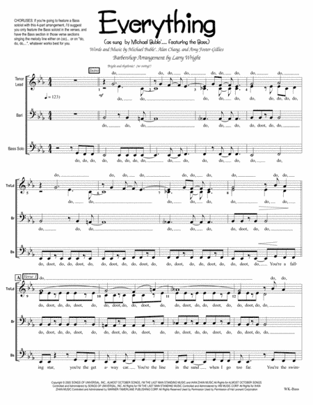 Everything (arr. Larry Wright)