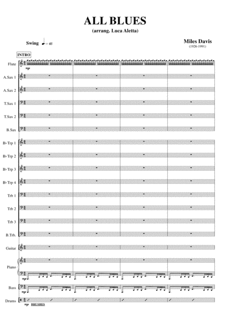 All Blues (arr. Luca Aletta)