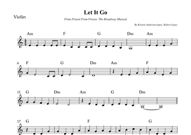 Let It Go (arr. Wesley S. SIlva)