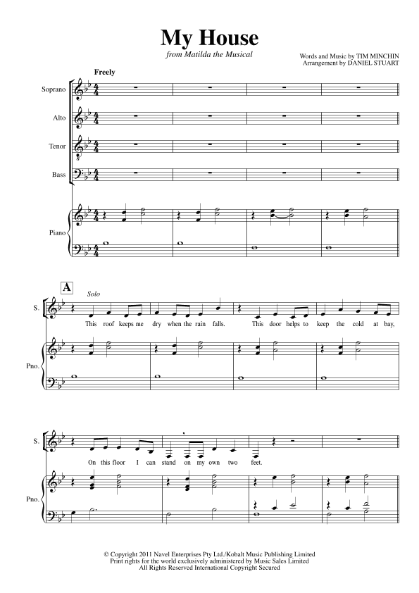 My House (arr. Daniel Stuart)