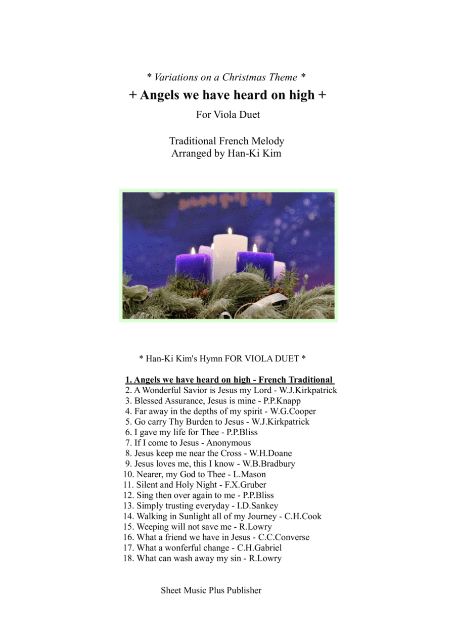 Angels we have heard on high (For Viola Duet) (arr. Han-Ki Kim)