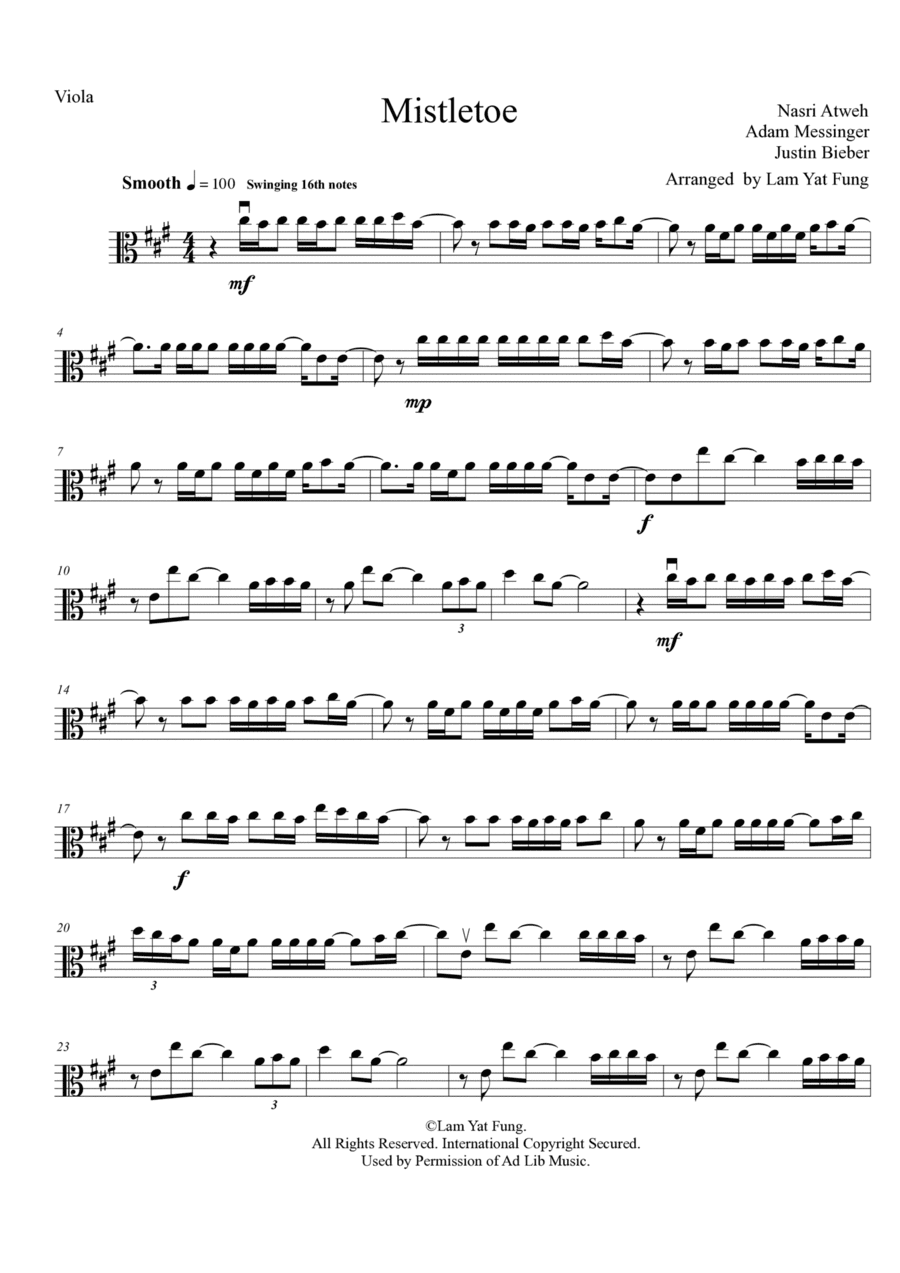 Mistletoe (arr. Smith James)