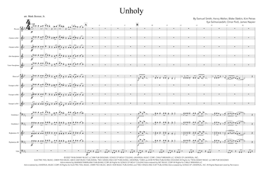 Unholy (arr. MARK BONNER JR.)