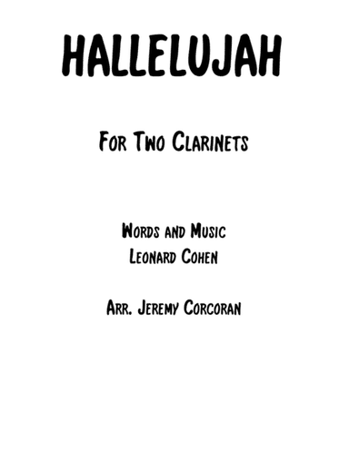 Hallelujah (arr. Jeremy Corcoran)