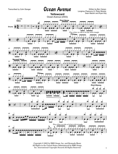 Ocean Avenue (arr. Colin Stanger)