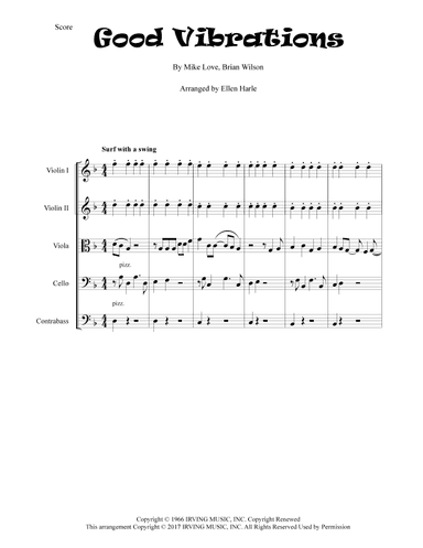 Good Vibrations (arr. Ellen Harle)