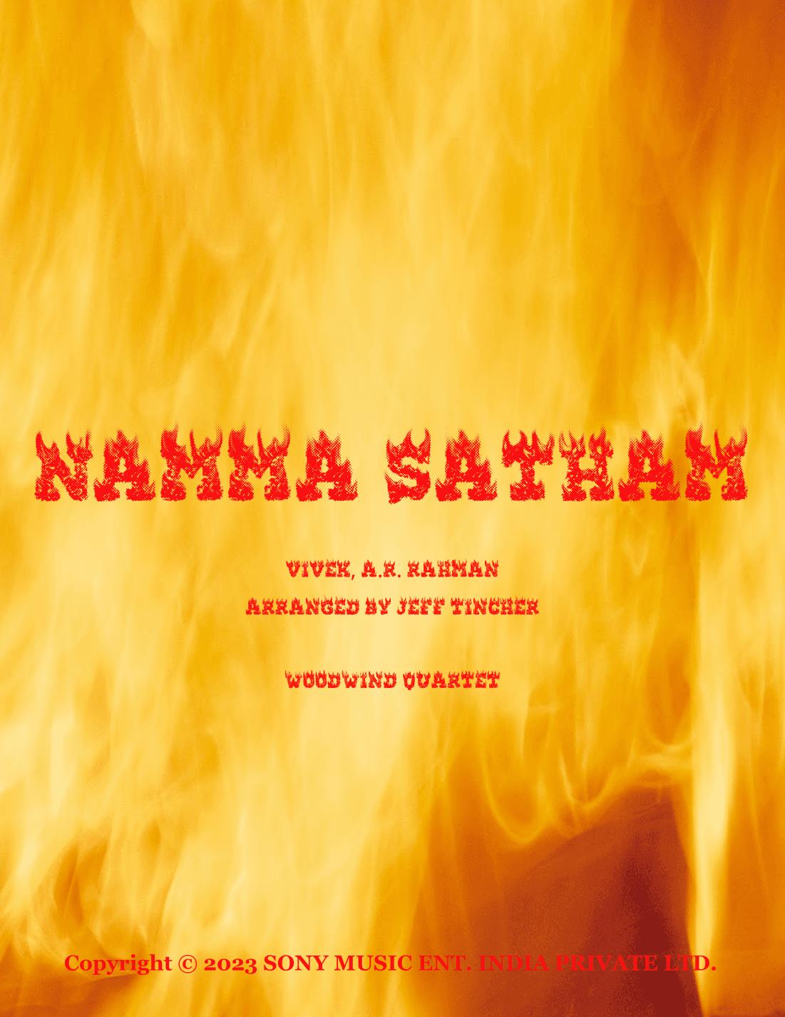 Namma Satham (arr. Jeff Tincher)
