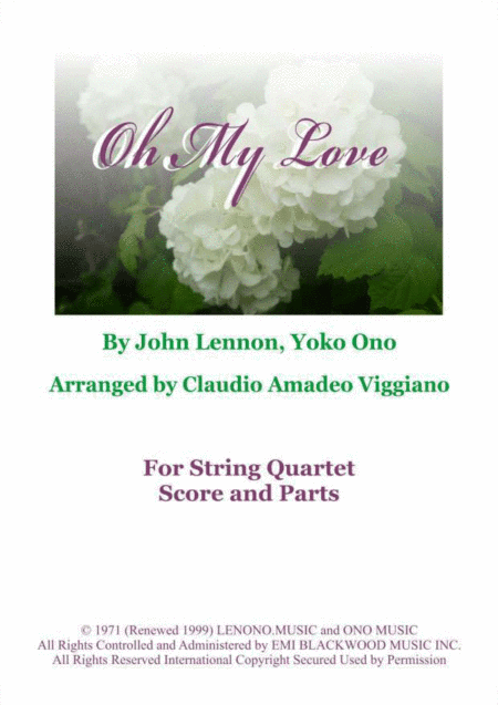 Oh My Love (arr. Claudio Amadeo Viggiano)