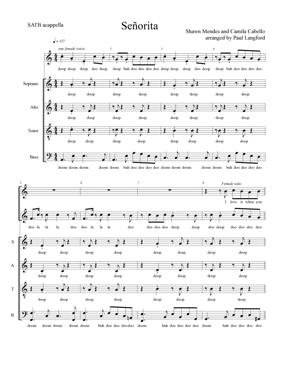 Senorita (arr. Paul Langford)