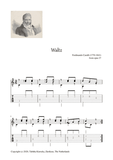 Waltz in C major (arr. Tabitha Kierszka)