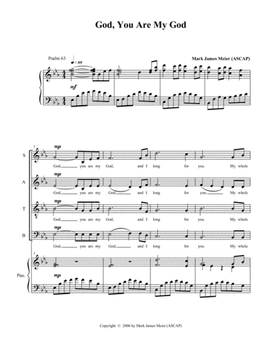 God, You Are My God (Psalm 63)