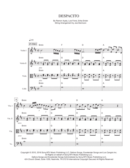 Despacito (arr. Joe Deninzon)