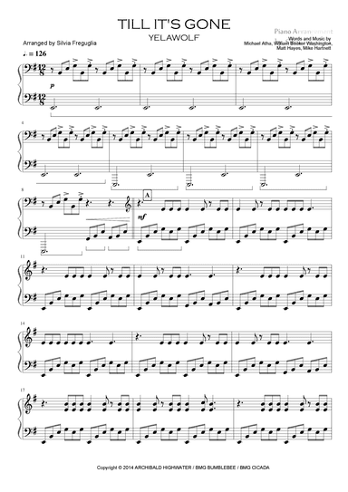 Till Its Gone (arr. Silvia Freguglia)