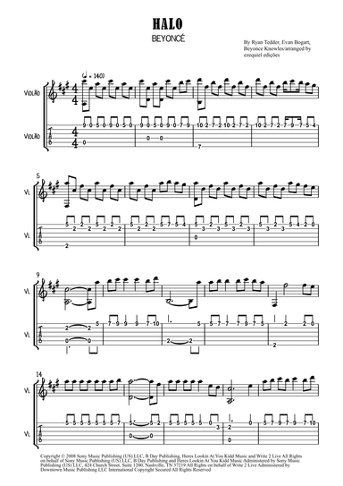 Halo (arr. BY EZEQUIEL EDIÇÕES)