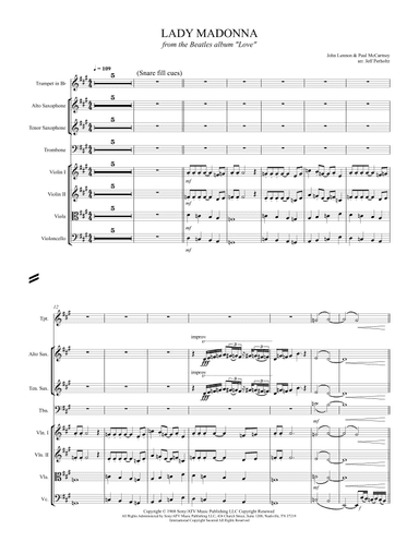 Lady Madonna (arr. Jeff Perholtz)