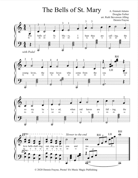 The Bells of St. Mary's (arr. Dennis Frayne)