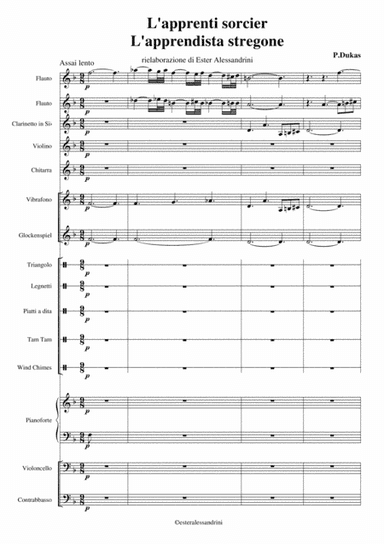 The Sorcerer's Apprentice (arr. Ester Alessandrini)