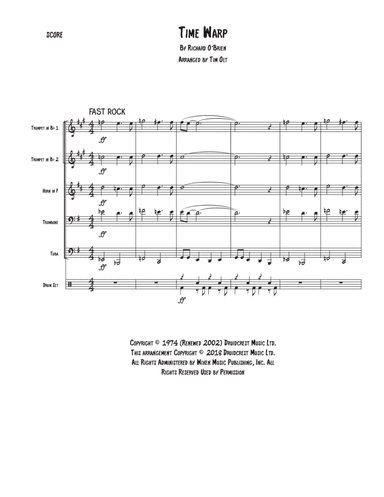 Time Warp (arr. Tim Olt)