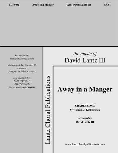Away in a Manger (arr. David Lantz III)