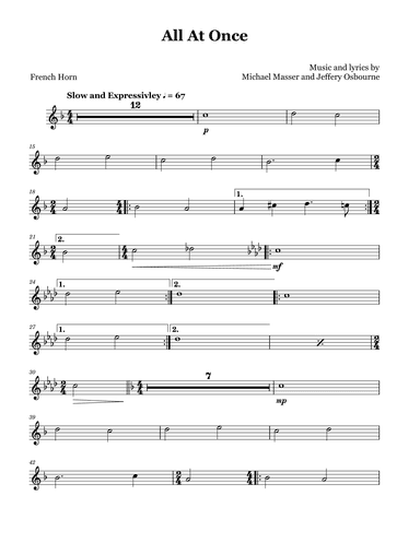 All At Once (arr. David Lartey)