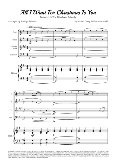 All I Want For Christmas Is You (arr. Rodrigo Faleiros)