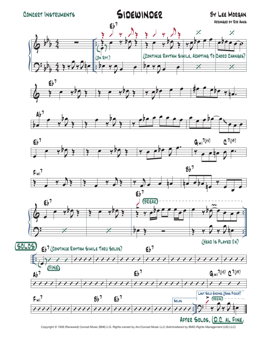 Sidewinder (arr. Rob Ames)