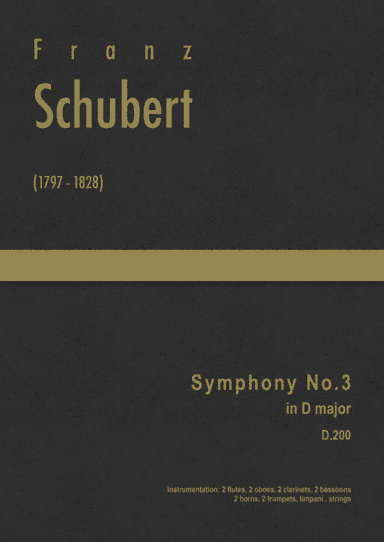 Schubert - Symphony No.3, D.200 (arr. J.G. Cucó Barber)