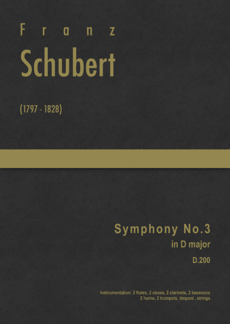 Schubert - Symphony No.3, D.200 (arr. J.G. Cucó Barber)