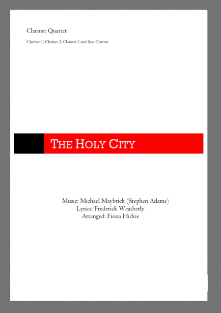The Holy City (arr. Fiona Hickie)